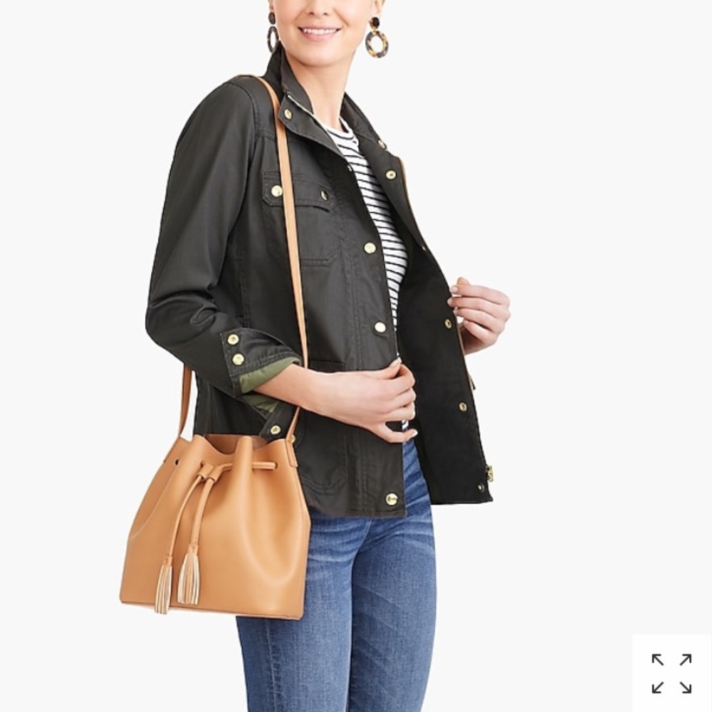 J. Crew Factory Resin-coated Twill Jacket